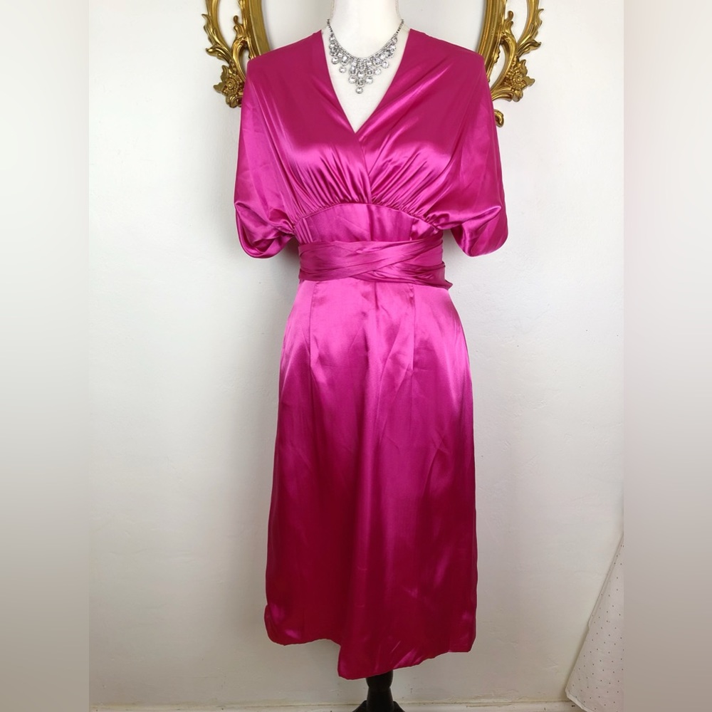 NWT Me too! Bridesmaids fuchsia convertible dress Size 10